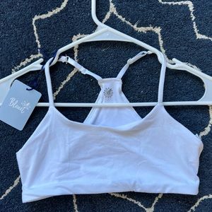 Bleuet bra white size 12